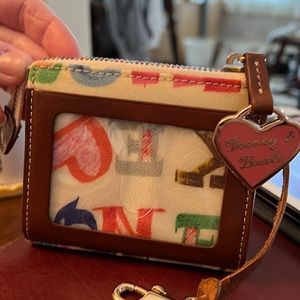Dooney & Bourke Vintage Multicolored Wallet & ID Holder
